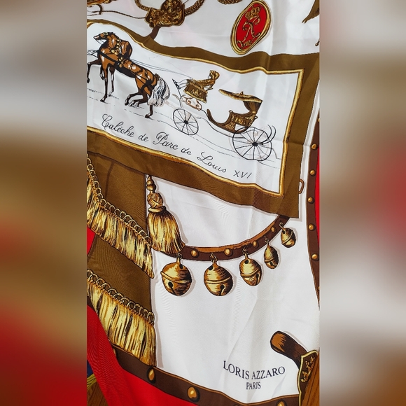 Loris Azzaro Caléche De XVI Silk Scarf - Picture 3 of 6